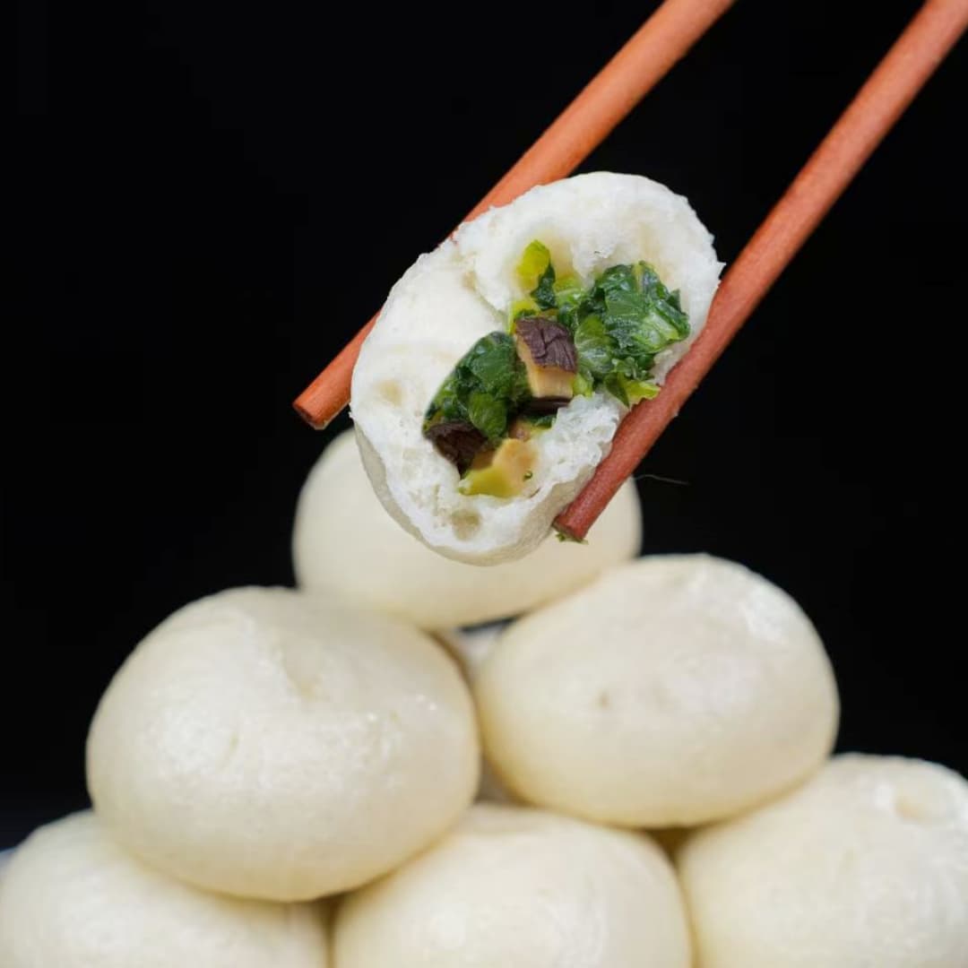 香菇青菜小笼包